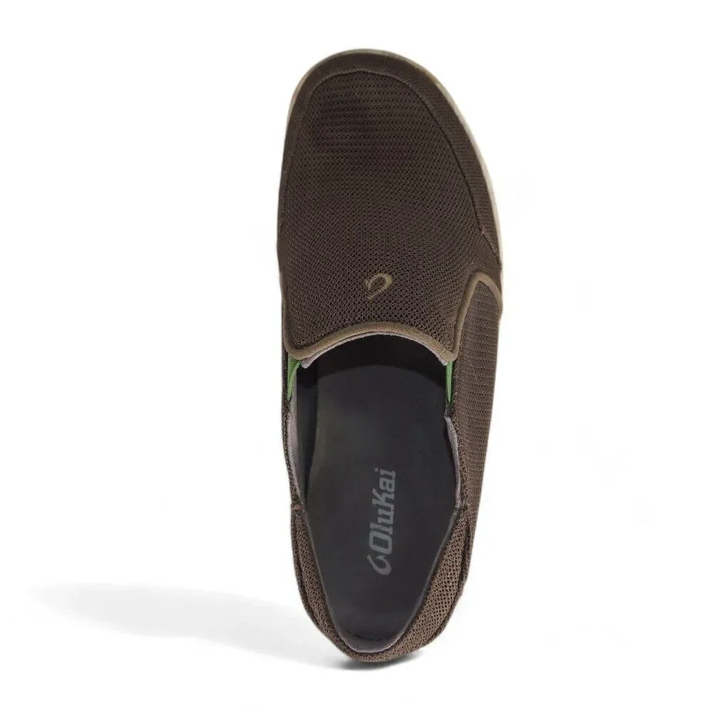 Olukai Nohea Mesh Slip-on Comfort Loafers Brown Men's 8‎